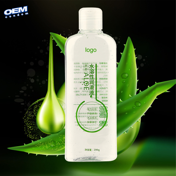 custom logo natural feeling aloe vera lubricantes sexual